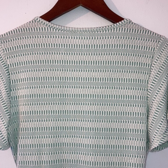 Caution To The Wind Faux Wrap Top - Picture 7 of 10